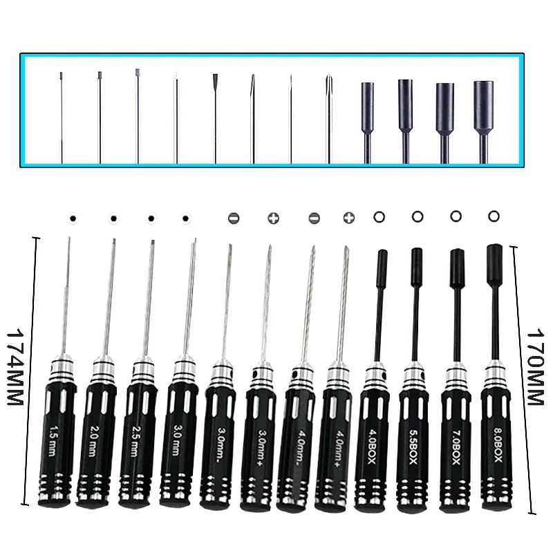 19 в 1 наборы инструментов для радиоуправления отвертки плоскогубцы шестигранная