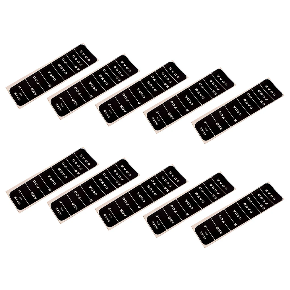 

Наклейки на скрипку для начинающих, 10 шт.