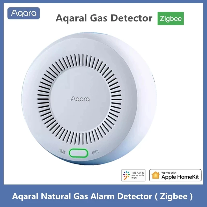 

Aqara Smart Natural Gas Detector Zigbee Gas Leak Alarm Intelligent Linkage Smart home security For Xiaomi mi home Homekit