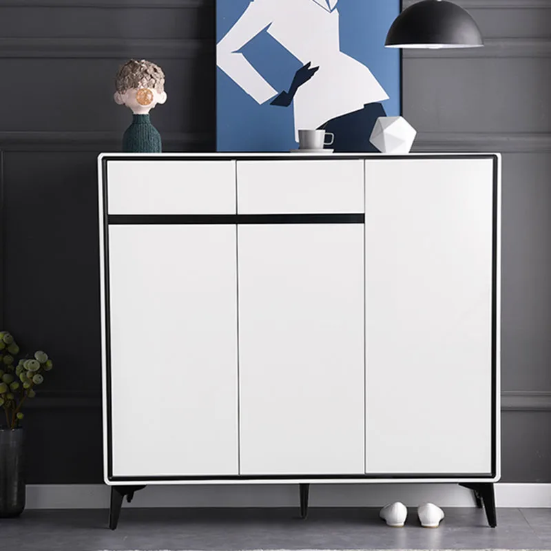 

Narrow Slim Shoe Cabinets Modern Entrance Mobile Entrance Shoe Cabinets Rack Corridor Bedroom Prateleiras Home Furniture WW50SC