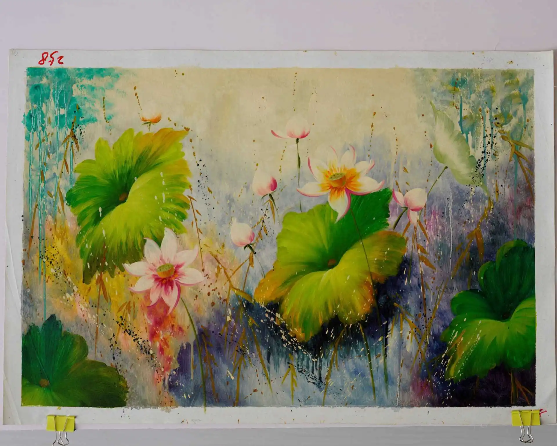 

3634Ann-Tulip diy digital oil painting oil painting acrylic flower painting explosion hand-filled landscape painting