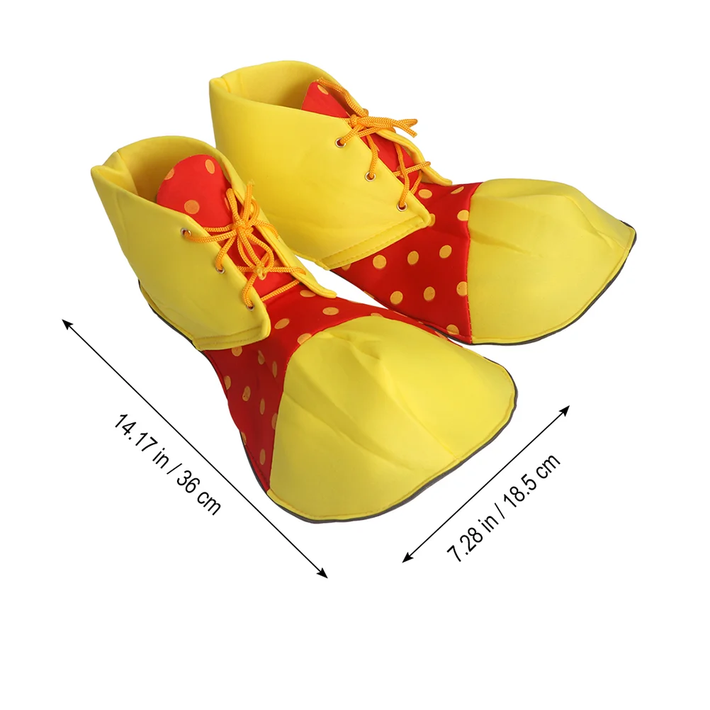 Большие туфли клоуна в горошек костюм на Хэллоуин для женщин и мужчин (один