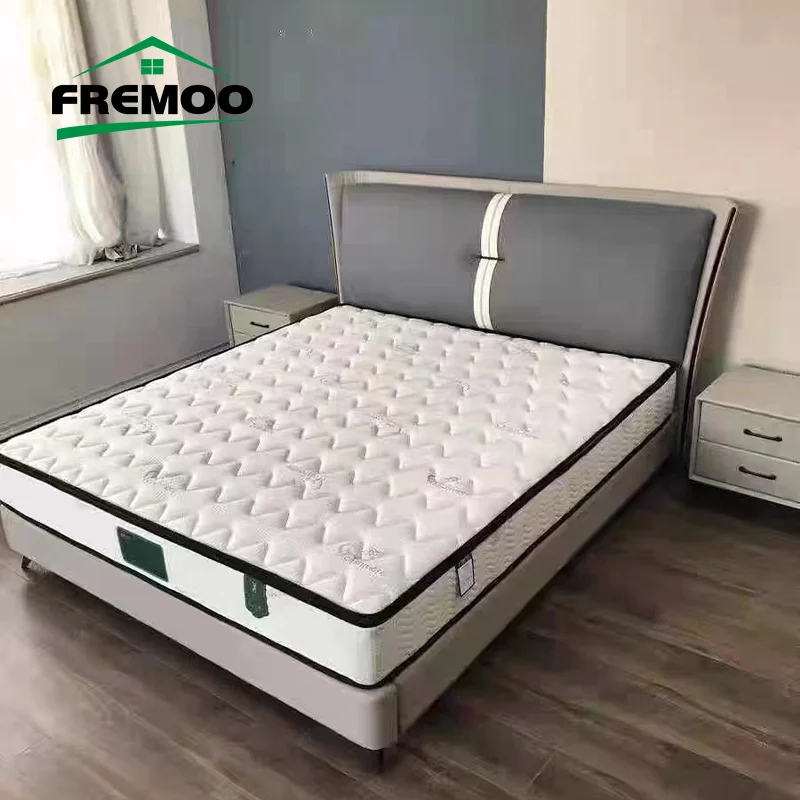 

Master Bedroom Double Bed with Soft Metress High Quality Furniture for Bedroom Customizable Muebles De Dormitorio