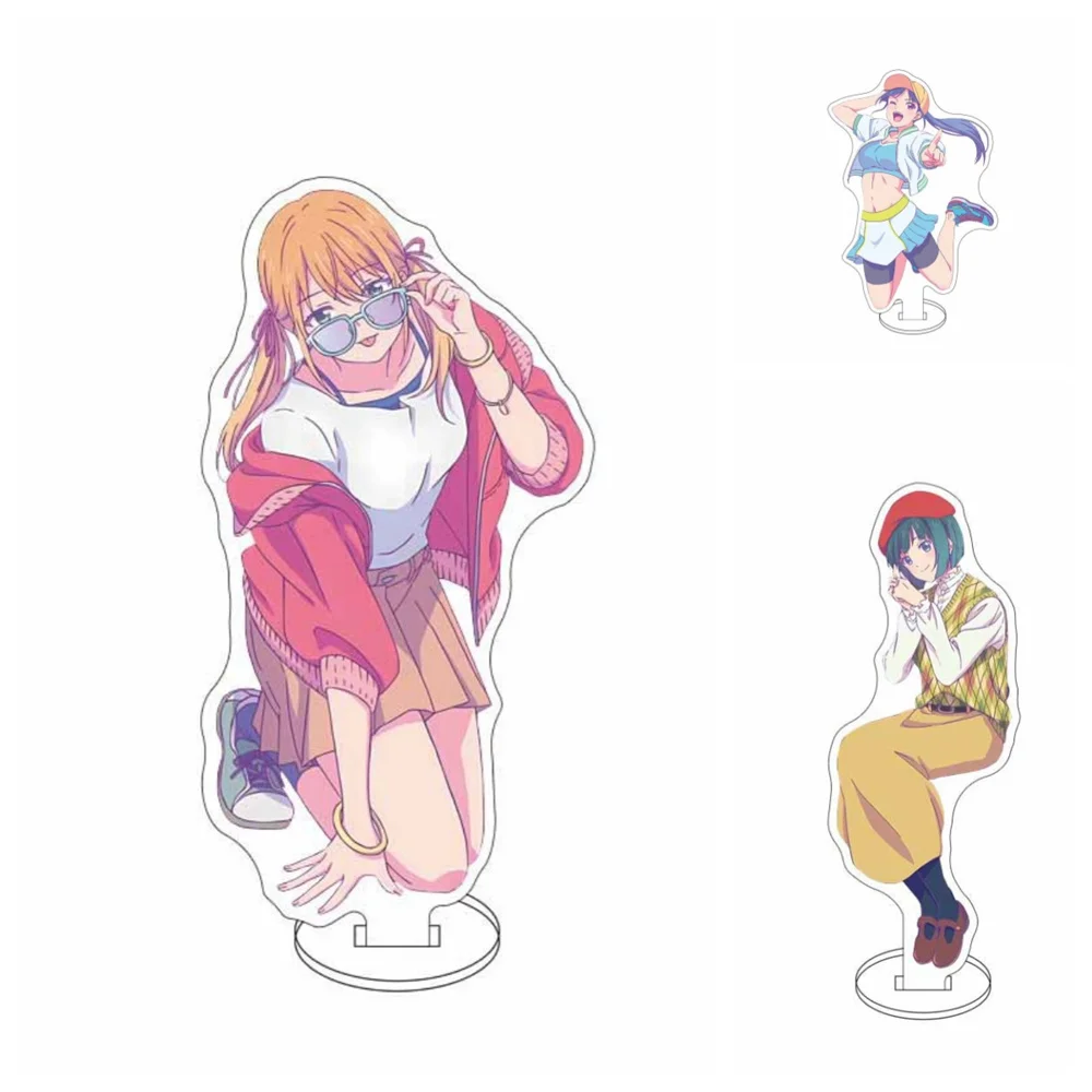 15 см аниме богиня кафе магазин акриловая подставка модель косплэй