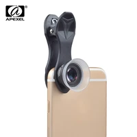 apexel professional photography macro lens hd 12x 24x macro mobile phone lens for iphone 6 7 xiaomi android ios smartphone hd18x