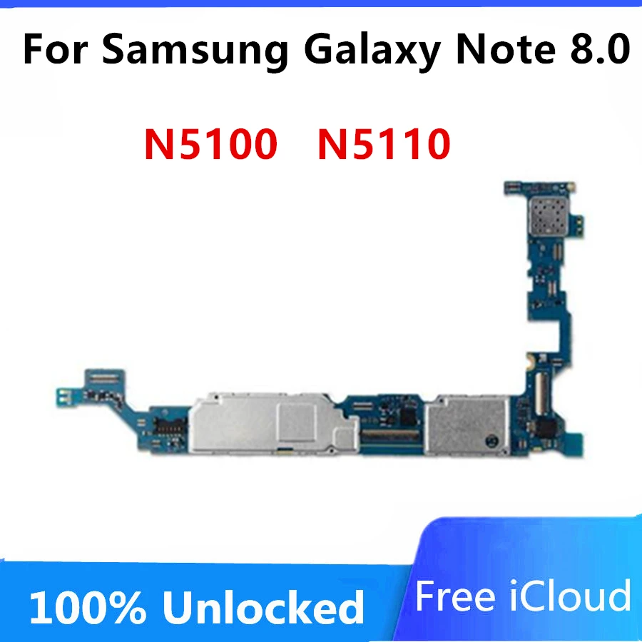 Разблокированная материнская плата для Samsung Galaxy Note 8 0 N5110 N5100 N5120 оригинальная