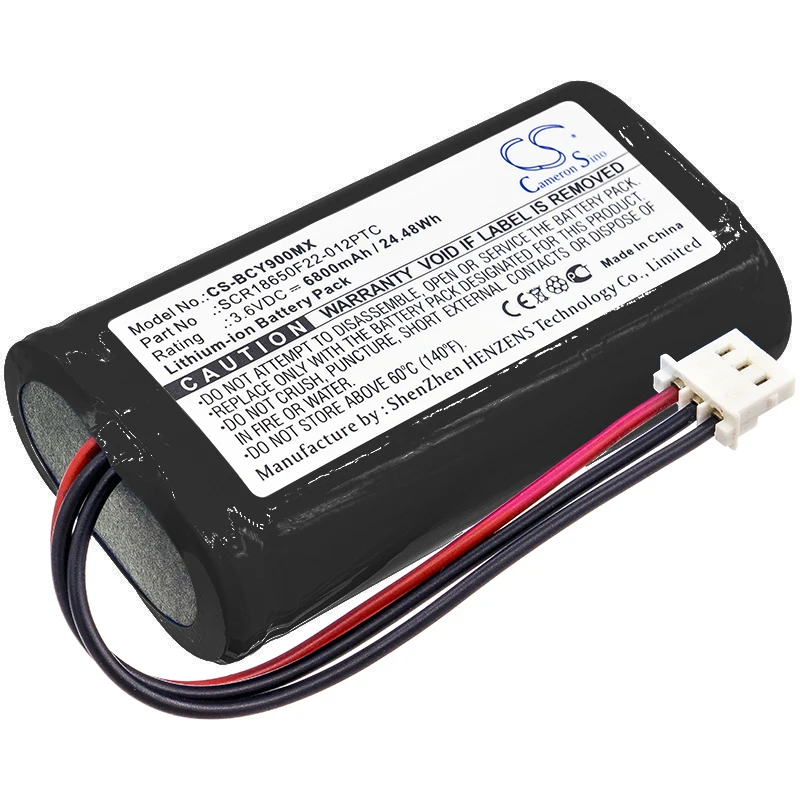 

CS 6800 мАч/24.48Wh батарея для Bionet Oximete OXY9 волна SCR18650F22-012PTC
