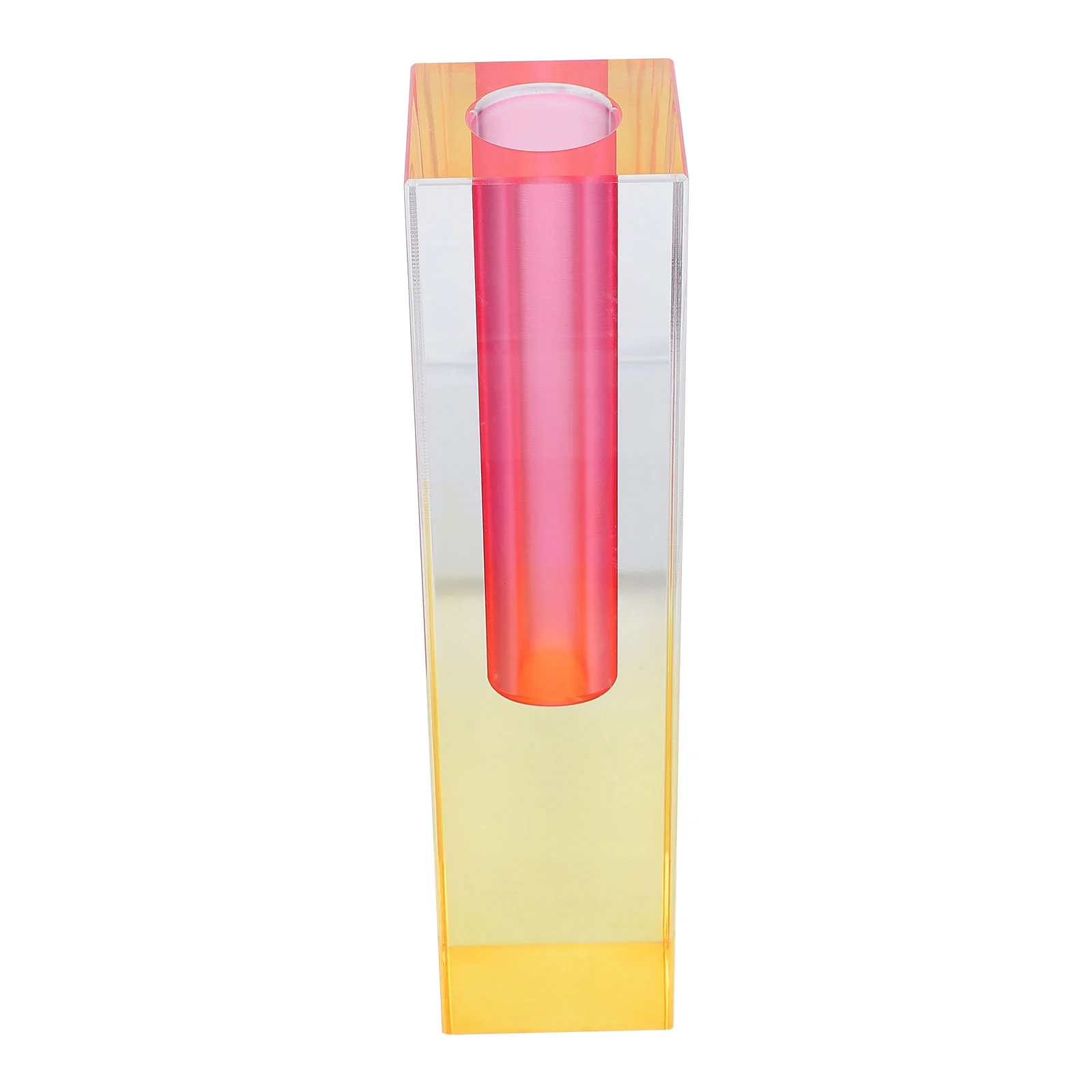 

1PC Decorative Light Luxury Acrylic Vase Household Art Flower Arrangement Vase