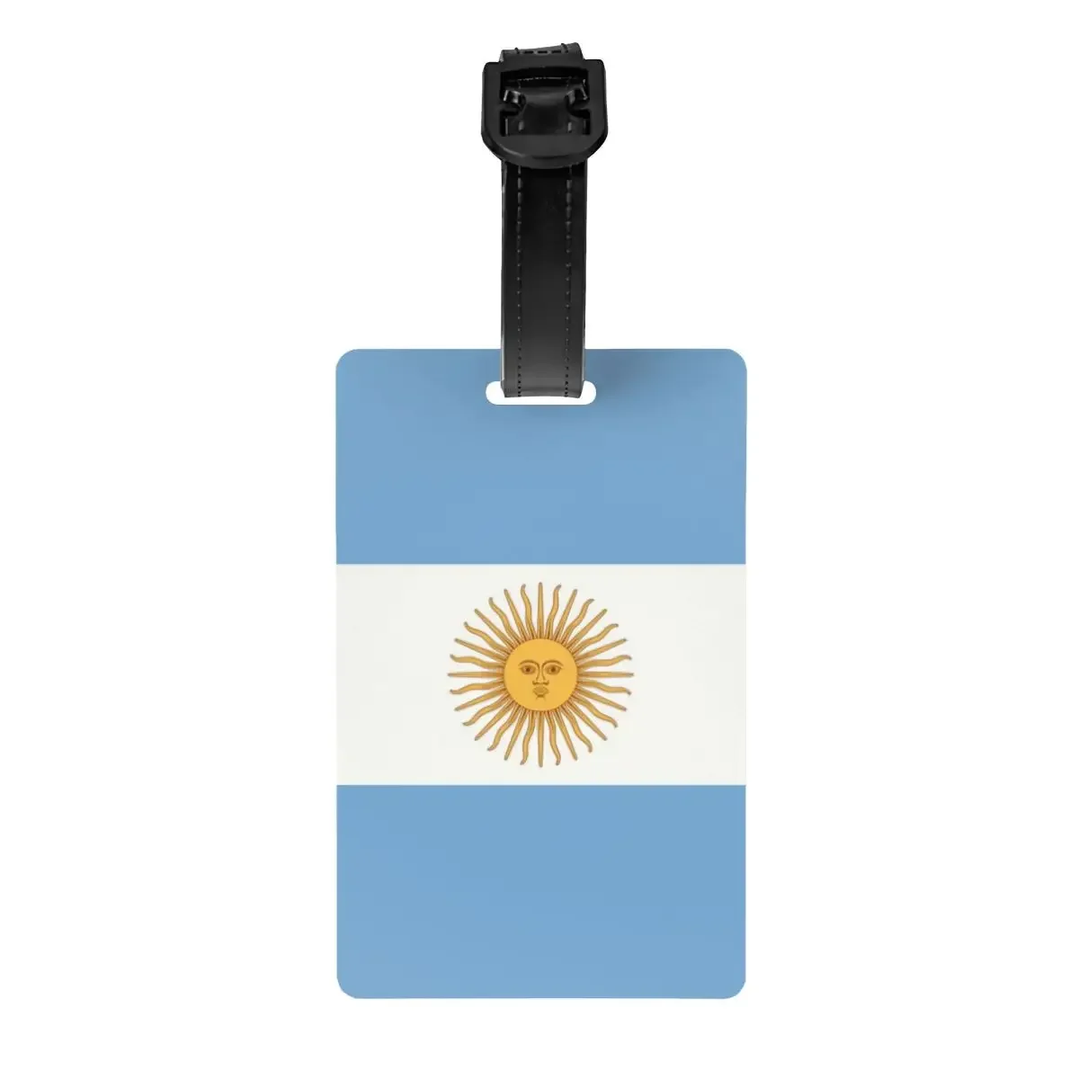

Flag Of Argentina Luggage Tags for Travel Suitcase Privacy Cover ID Label
