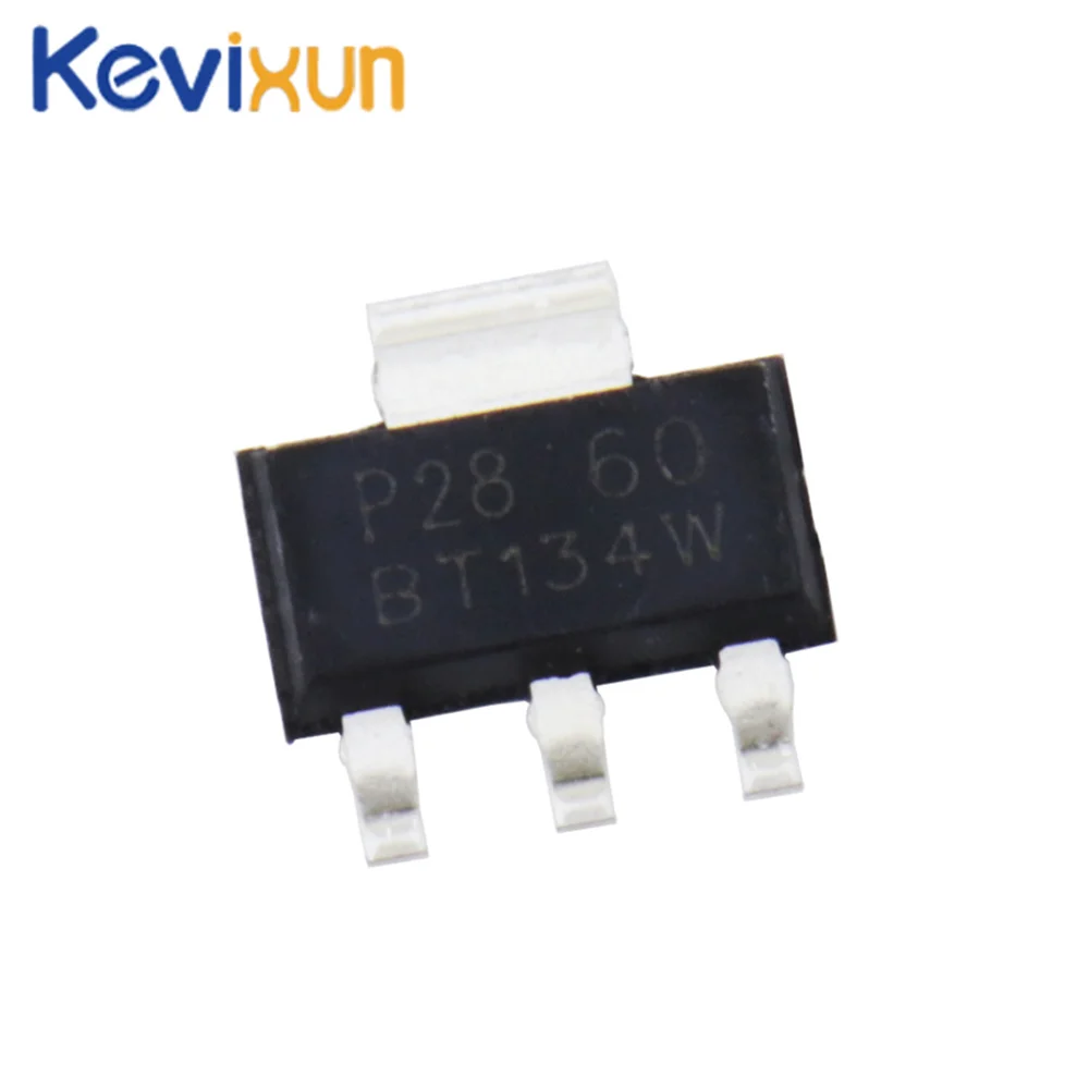 10PCS BT134W-600E SOT223 BT134-600 BT134W 600E SOT-223 SMD new and original IC Chipset