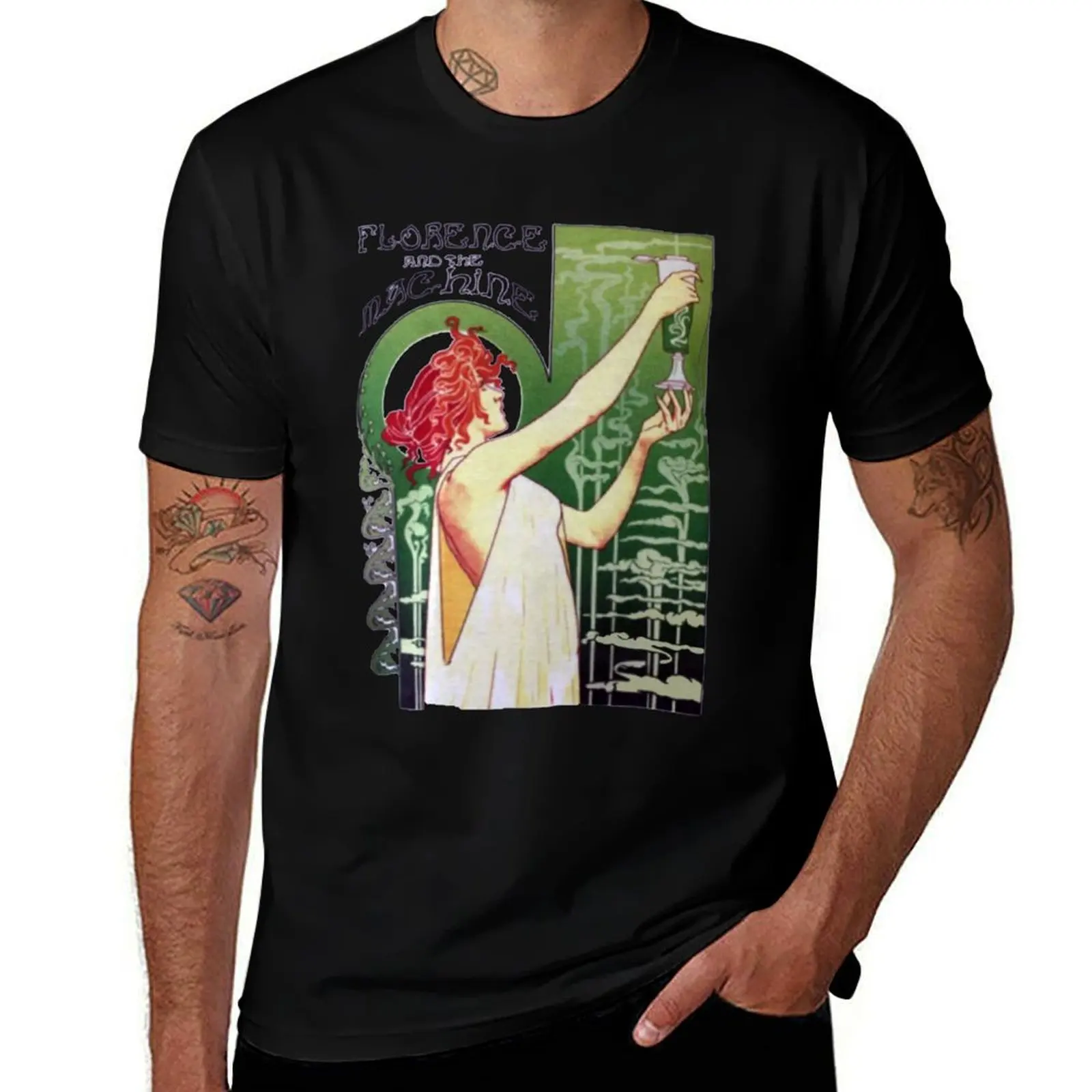 Фото Футболка Florence The Macine Design, рабочая, с короткими рукавами №1