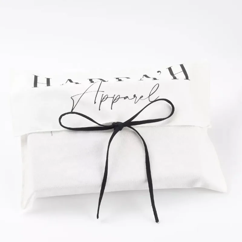 

Cotton Envelope Gift Bags 8oz Canvas Ribbon Dust Sack 10x8cm 12x12cm 15x20cm 25x40cm Custom Logo Jewelry Flap Pouches