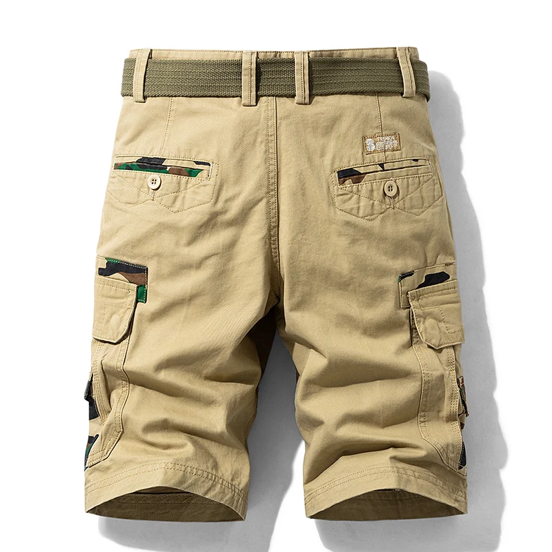 cargo shorts men cool camouflage summer hot sale cotton casual men short pants brand clothing comfortable camo men cargo shorts free global shipping