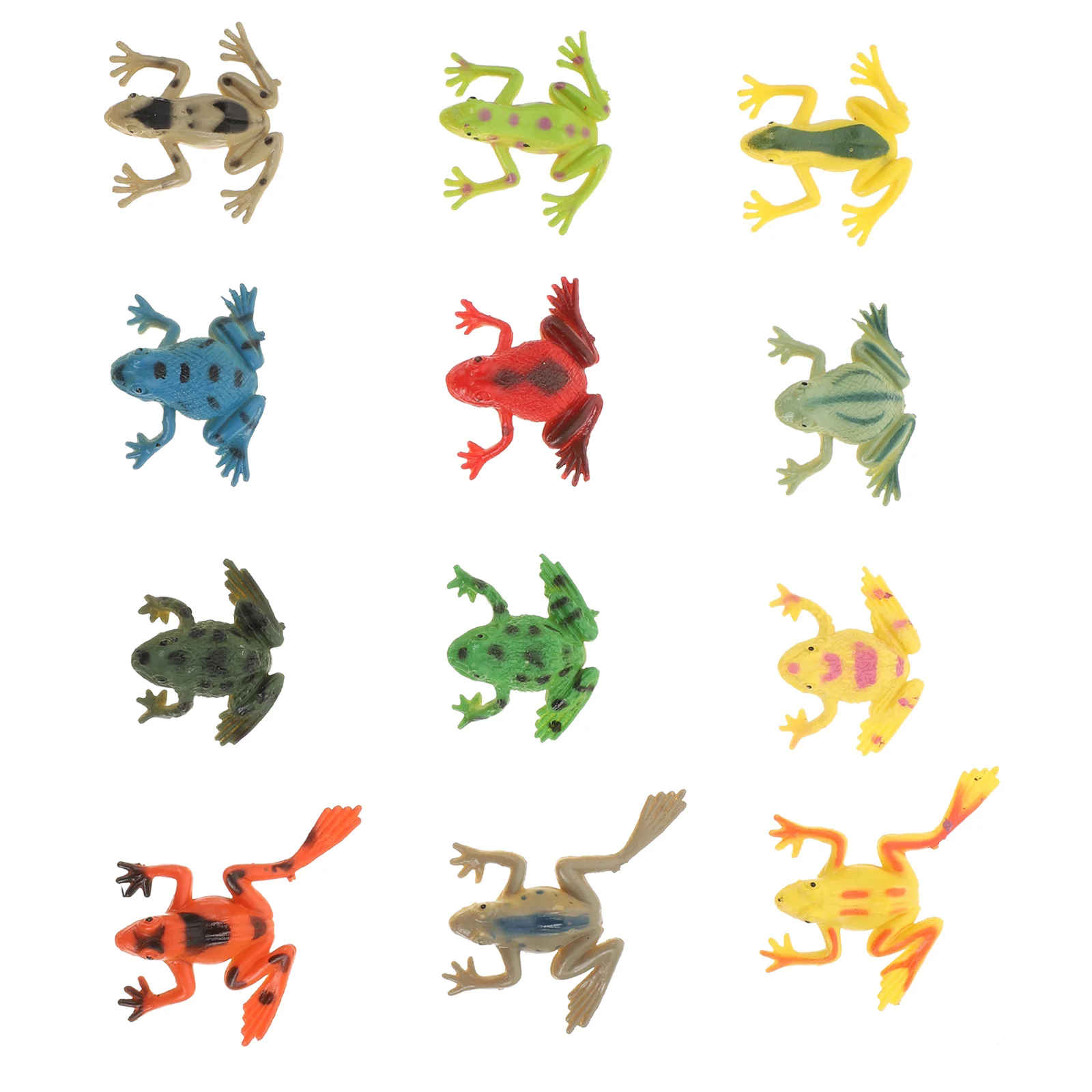 

Frogs Frog Kids Figurines Toy Toysrubber Figurineanimal Model Toad Animals Toads Shape Simulation Jumping Tiny Plaything Figures