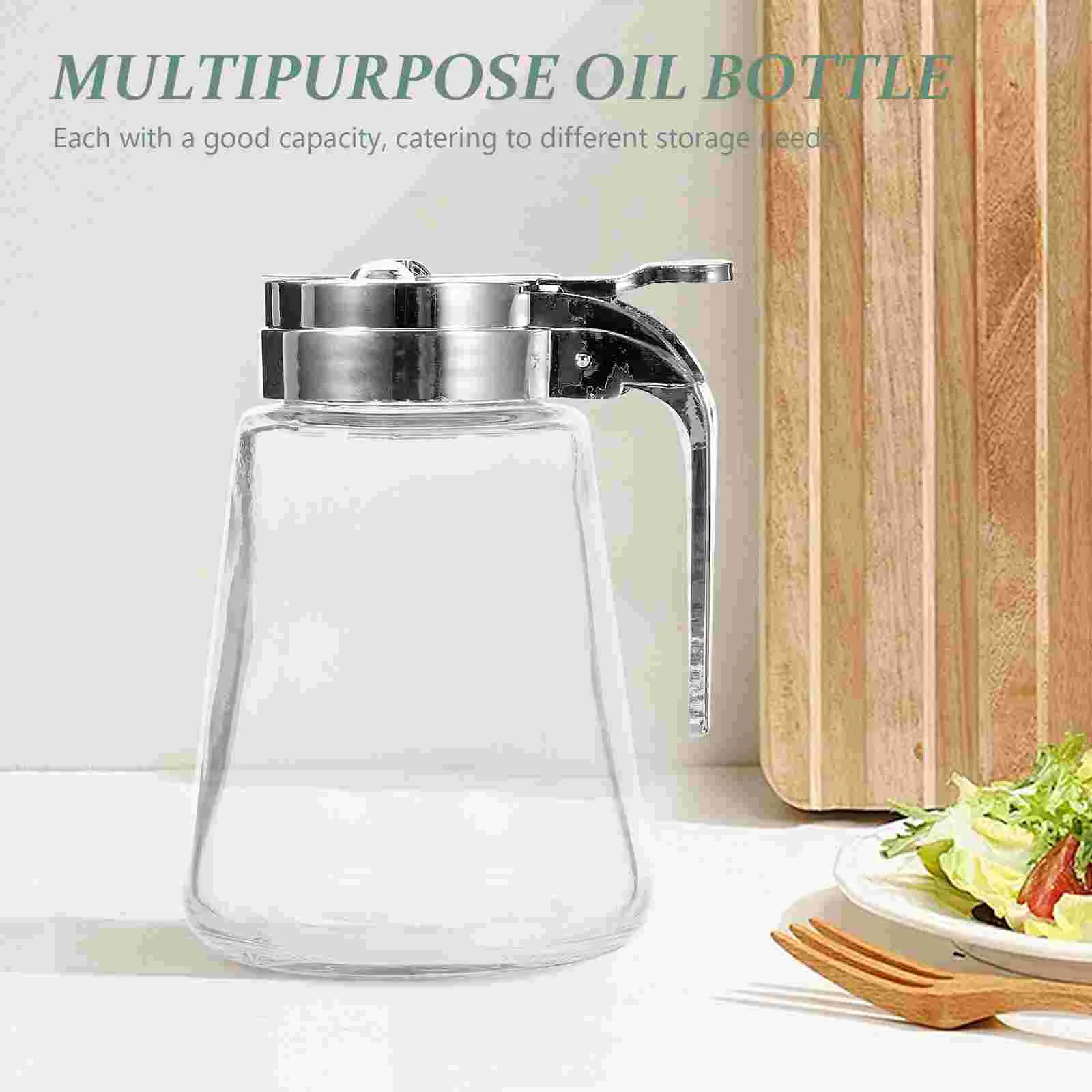 Стеклянный диспенсер для сиропа сливочник бытовой насос кофе нержавеющая сталь