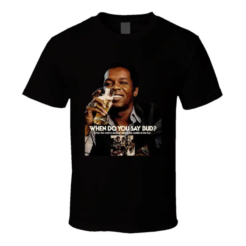 Фото Футболка Lou Rawls When Do You Say Budweiser Beer №1