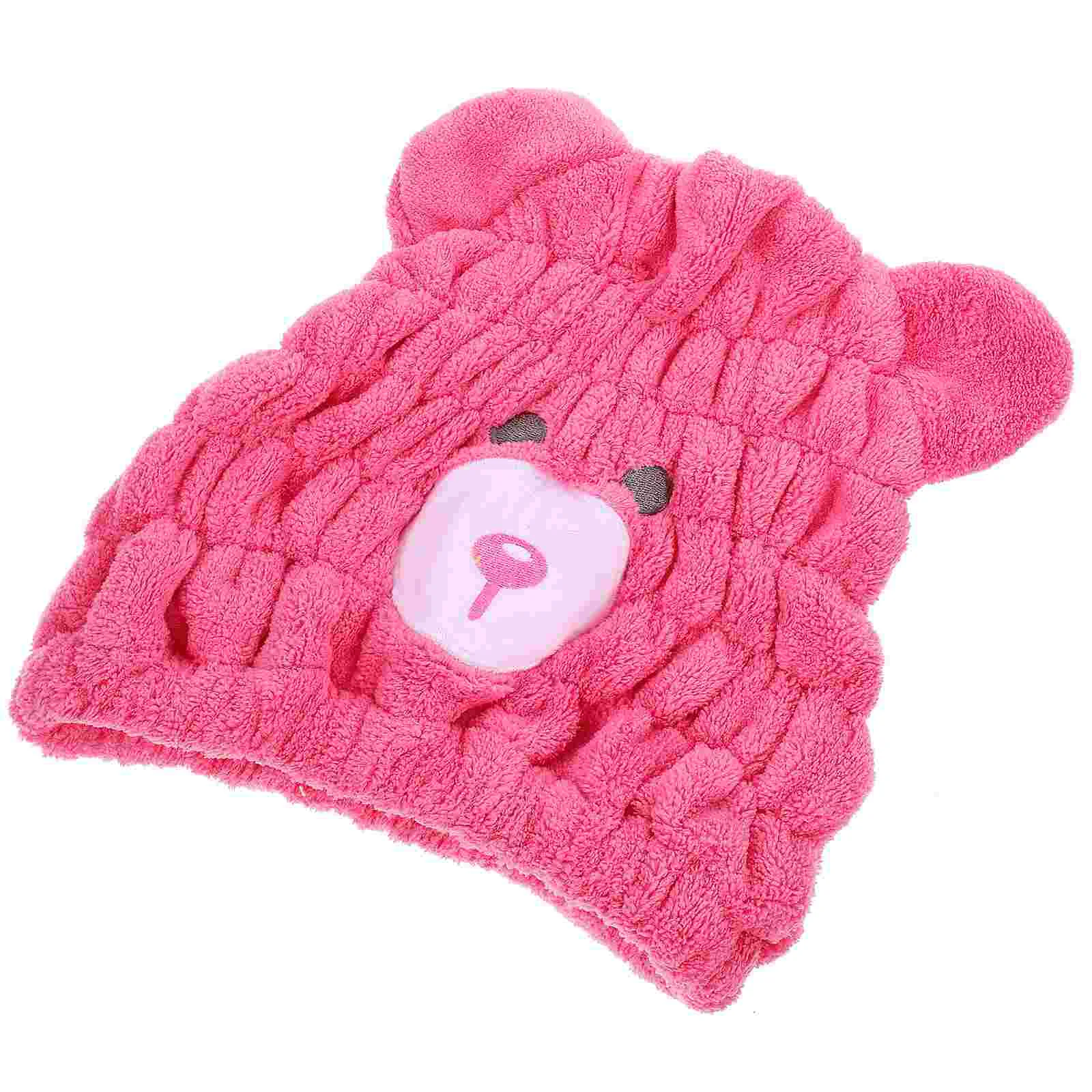 

Hair Drying Towel Wrap Bear Hair Towel Wrap Children Hair Drying Hat Cute Hair Drying Hat