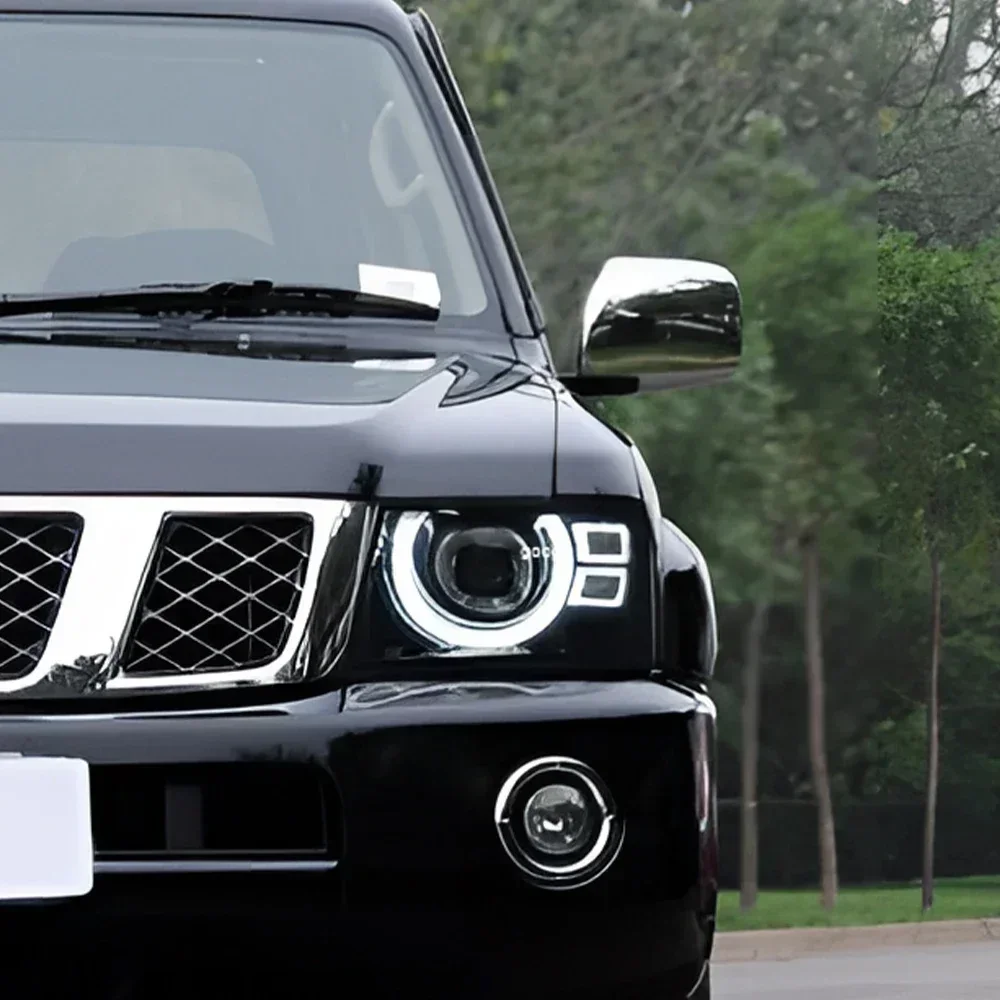 Для Nissan Patrol Y61 2005-2013 автомобильные передние фонари в сборе обновленная высокая