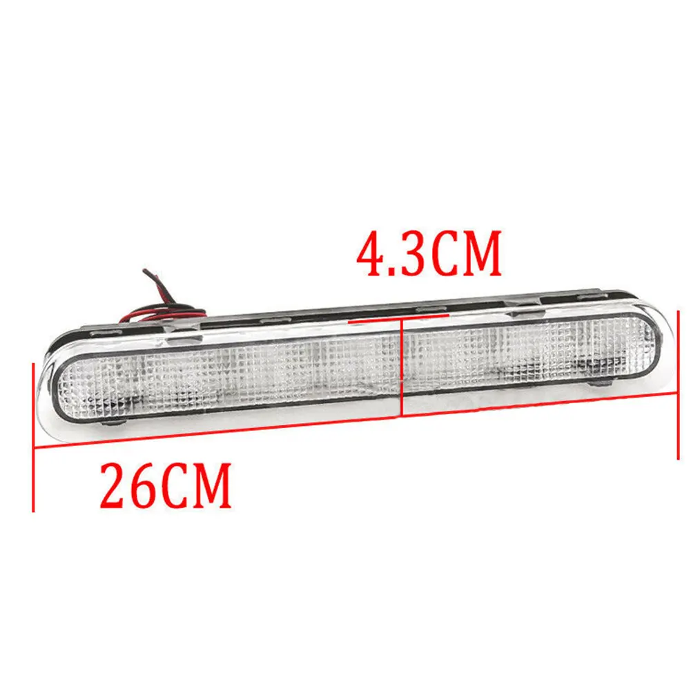 

Taillight Third Brake Light Car Accessories Clear Rear Trunk Tailgate Red Led Signal Lights ABS Housing Replacement
