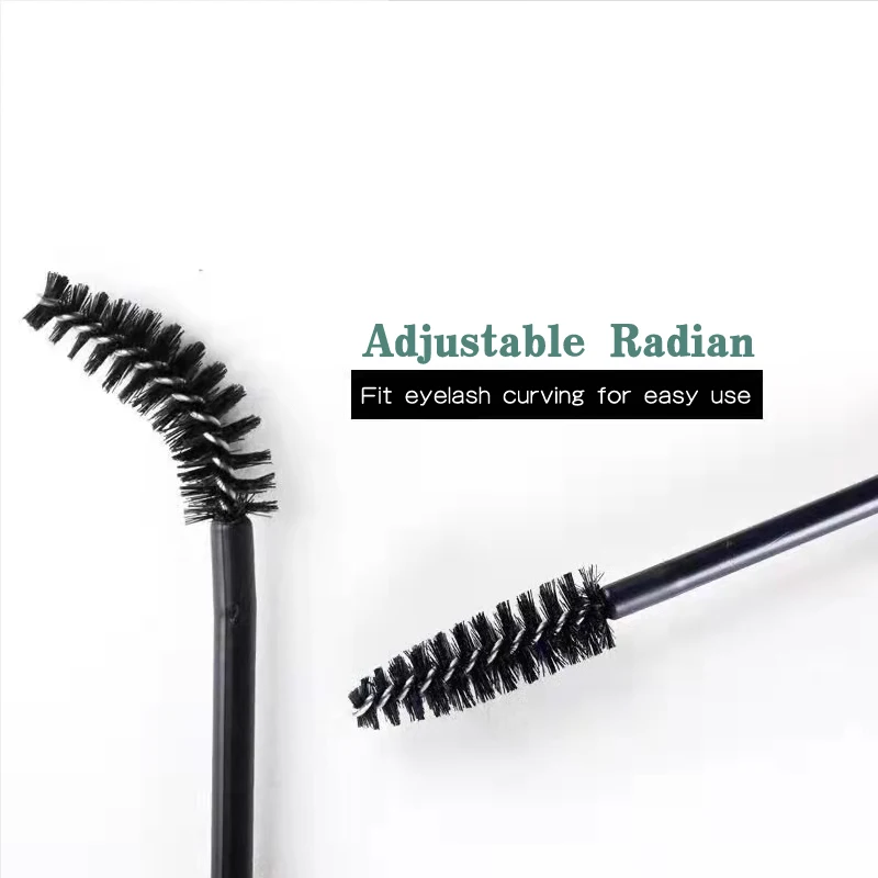 

Lucky Lash 50pcs/bag eyelash brush Eye Lashes Cosmetic Spoolers Disposable Mascara Wands Disposable eyelash brush Tools