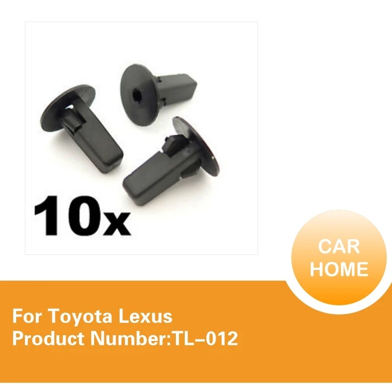 

10x Зажим свода колеса, молдинговый зажим, крепежная втулка кузова для Toyota Lexus