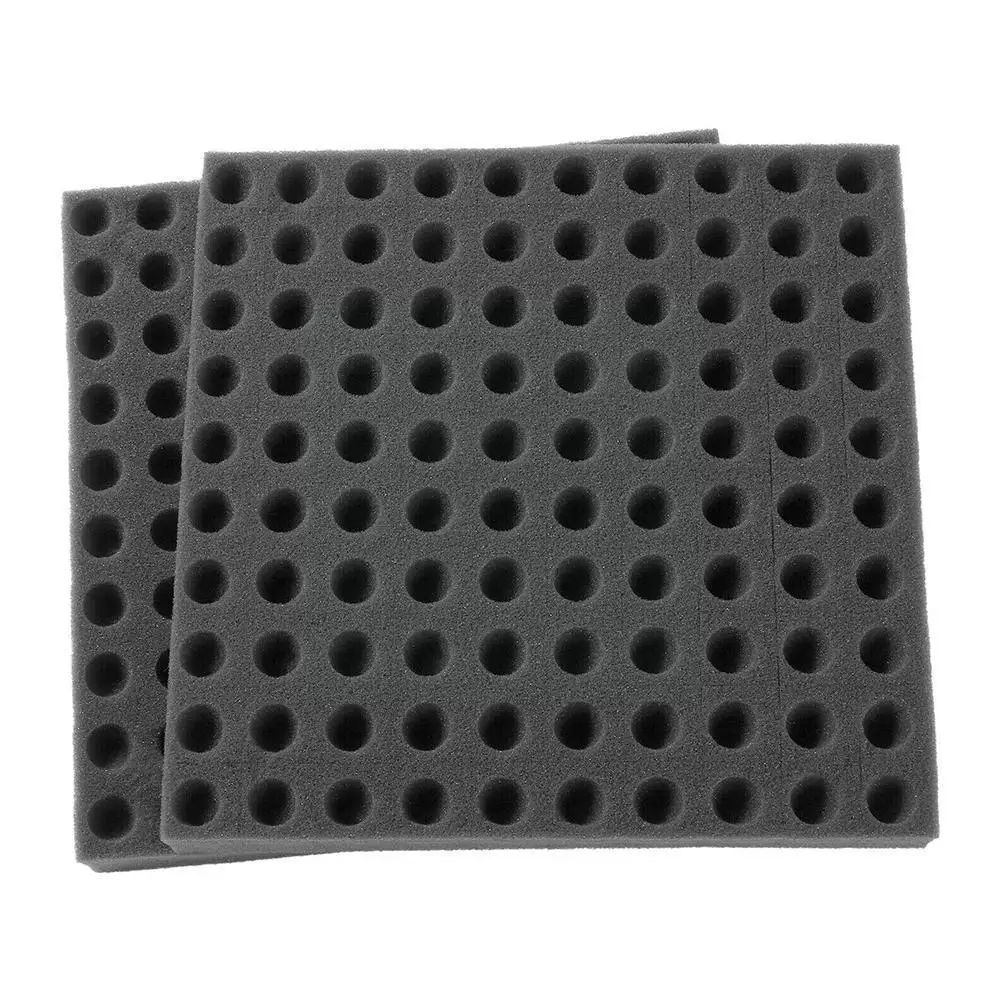 

100 Pieces Black Seedling Sponge Soilless Hydroponic Nursery Collar Vegetables Garden Seedlings Cultivation Cloning Pots Pl I9k2