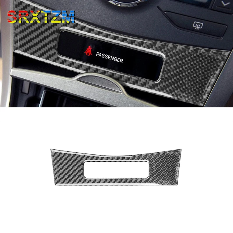 

Center Console Car Seat Belt Reminder Panel Cover Trim Carbon Fiber Sticker For Toyota Corolla 2006-2012 Accessories
