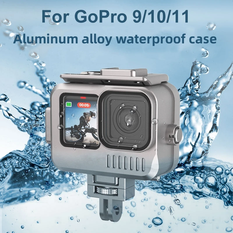 

Aluminium Waterproof Case Case Diving Case For Gopro11/10/9 Waterproof New
