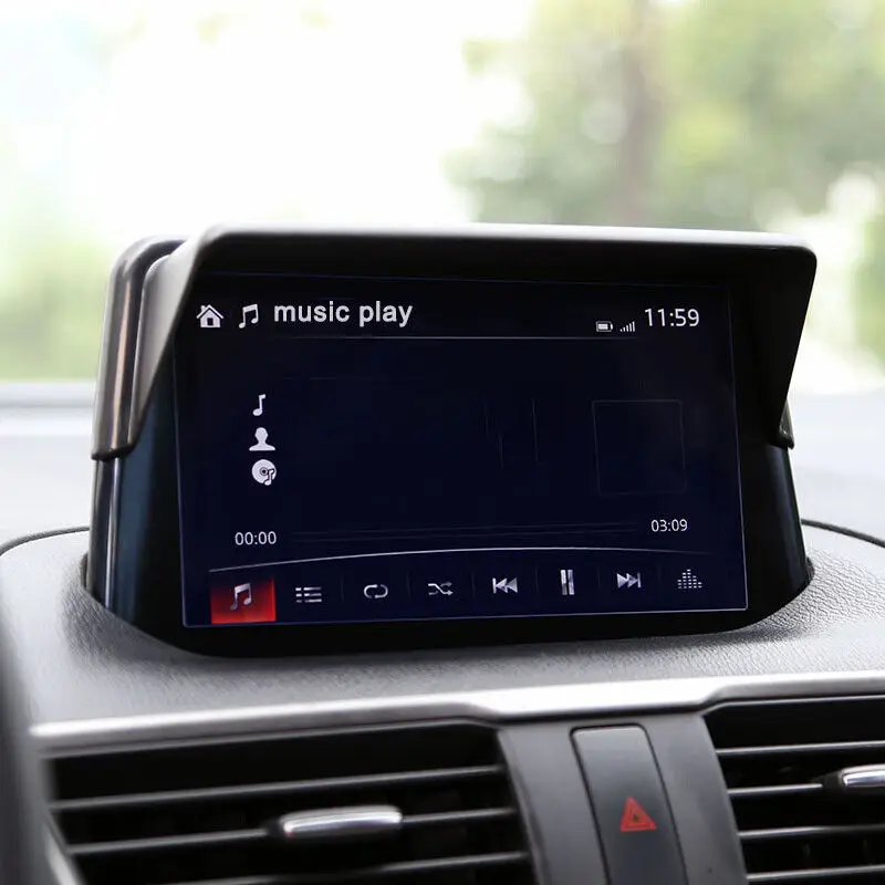 

Vehicle Navigation Sun Visor Vehicle GPS Navigation Anti Reflective Central Control LCD Screen Hood Refitted For Mazda 3