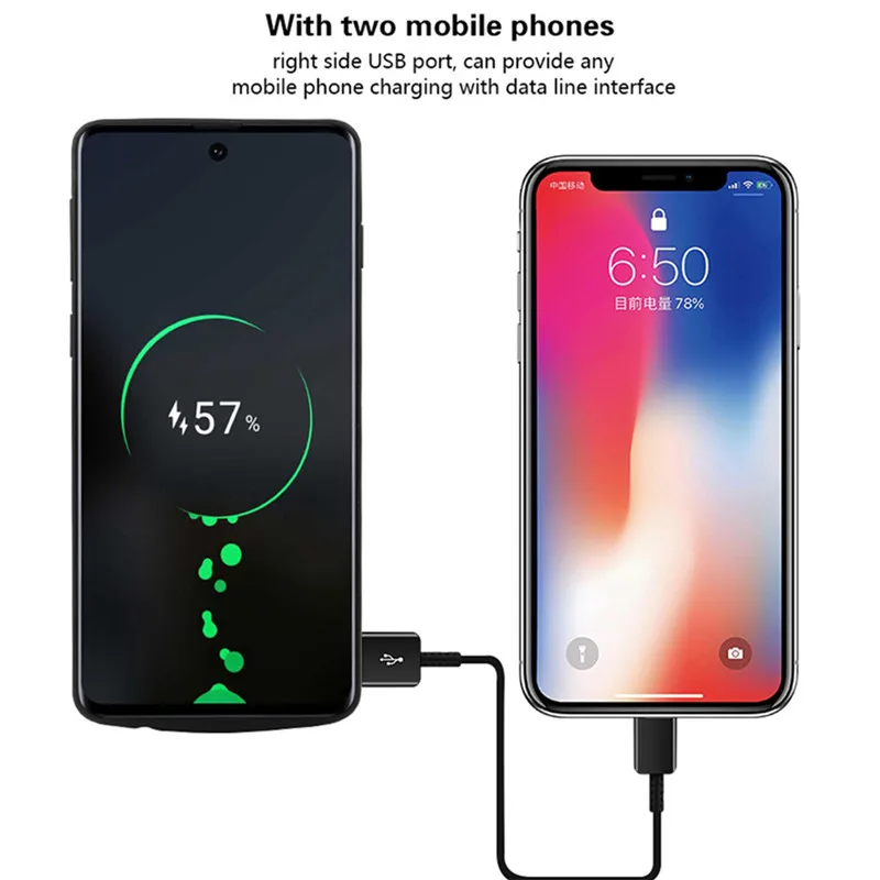 Чехол для Samsung Galaxy S10 S10e Силиконовый противоударный чехол зарядного устройства