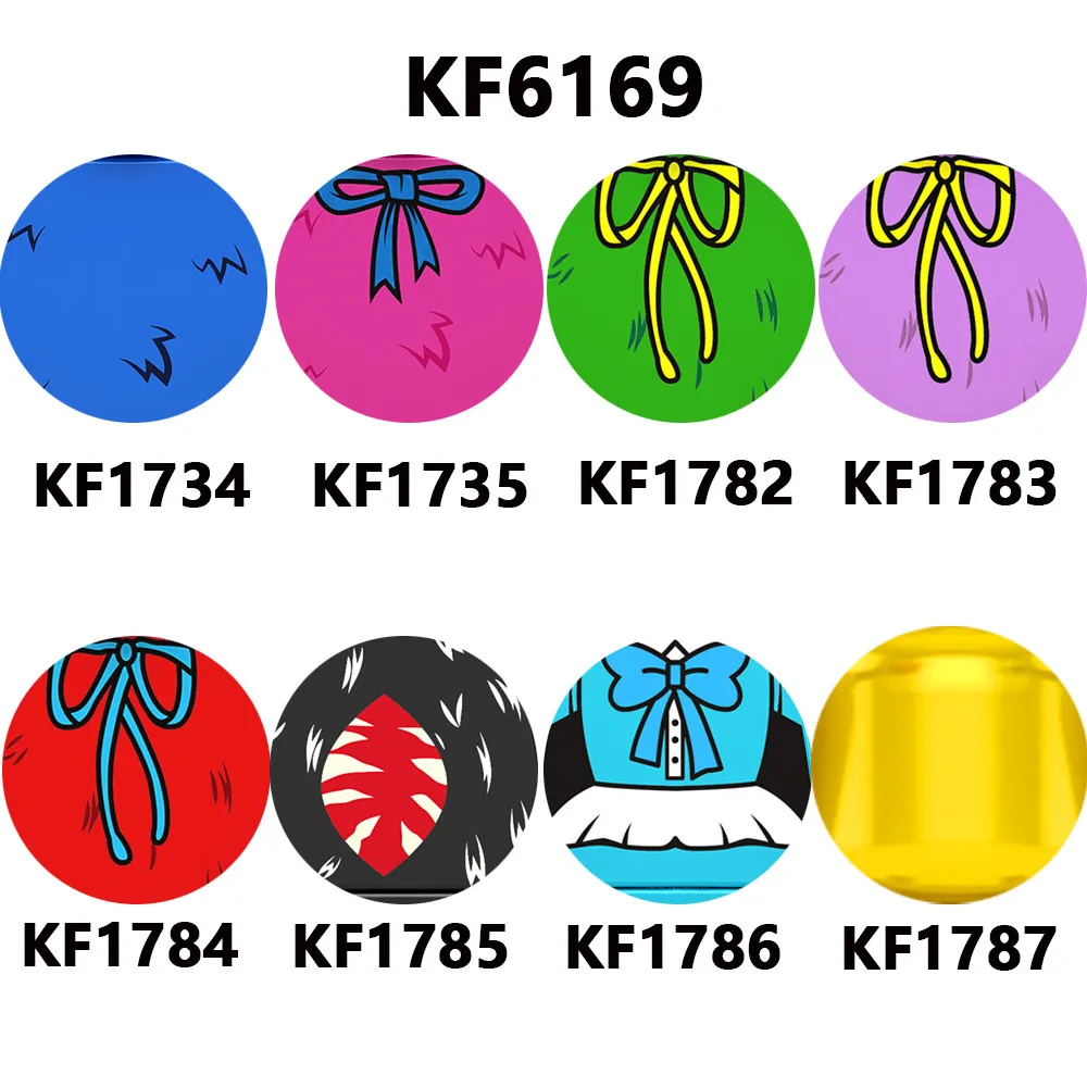 

KF6169 Famous Cartoon TV Show Series Mini Building Blocks Action Figures For Children's Educational Toy Gifts KF1734 KF1735