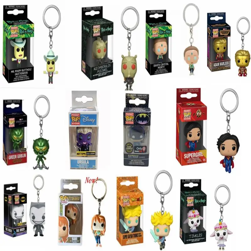 Funko Pop Зеленый Гоблин Джокер Урсула Супергриль Дважды брелок