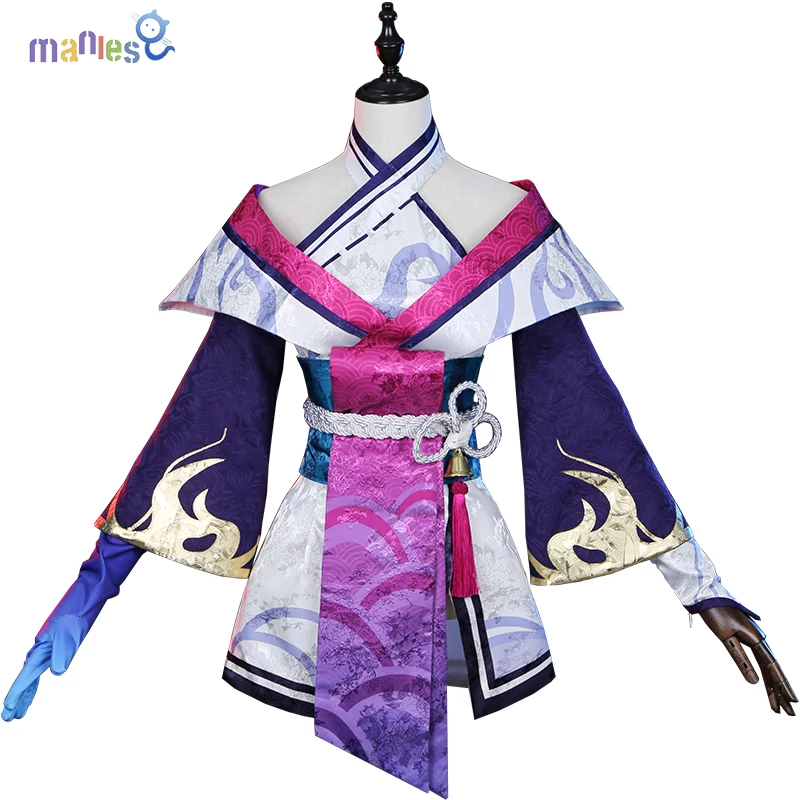 

Manles Spirit Blossom Soraka Cosplay Costume Game LOL Soraka Uniforms Clothes Props Suits Wears Dress Woman