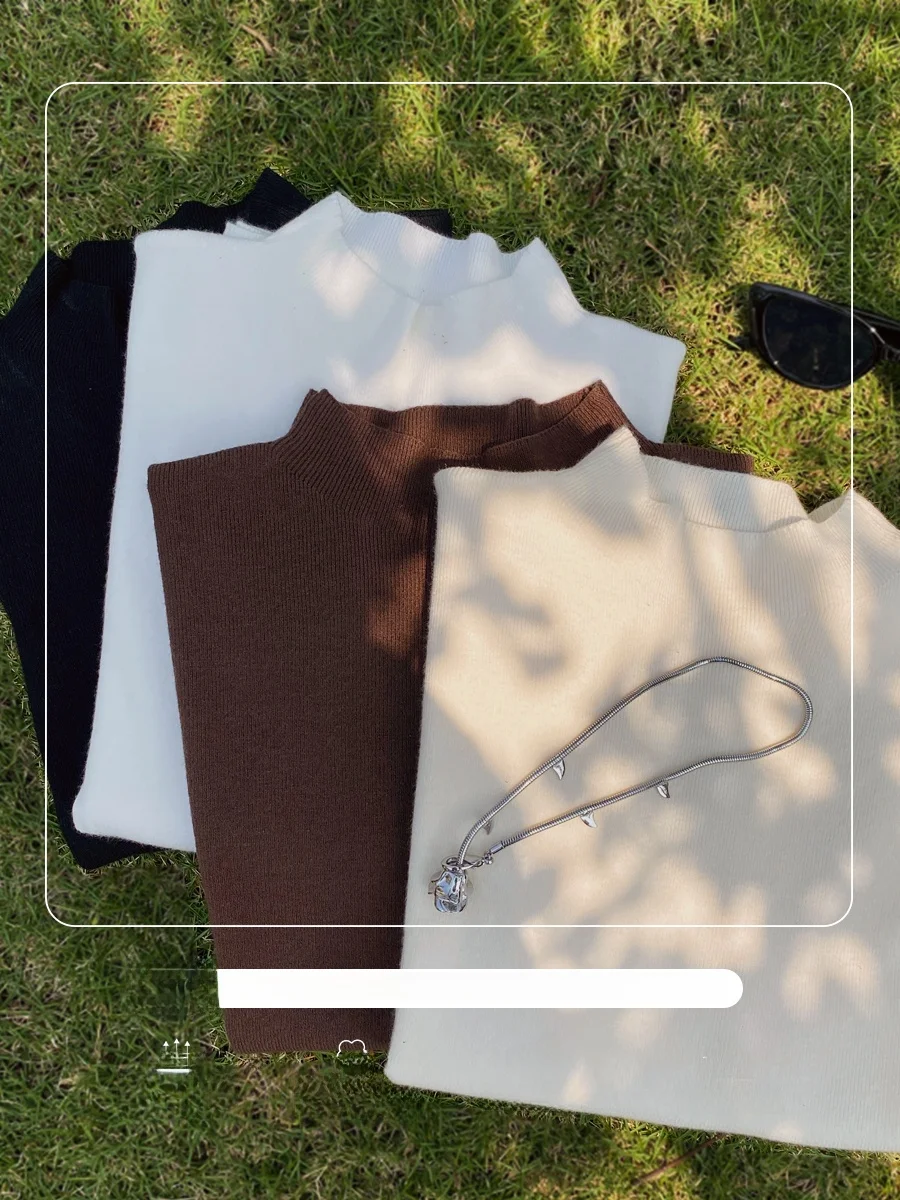 Черный вязаный женский топ с короткими рукавами новинка 2024 летний из ледяного