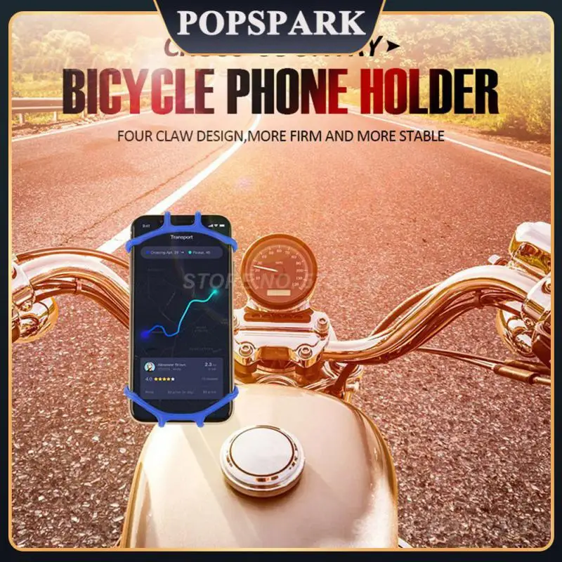 

Цветная подставка на руль велосипеда, силиконовый держатель для телефона Iphone, универсальный держатель для телефона, подставка для телефона на велосипед