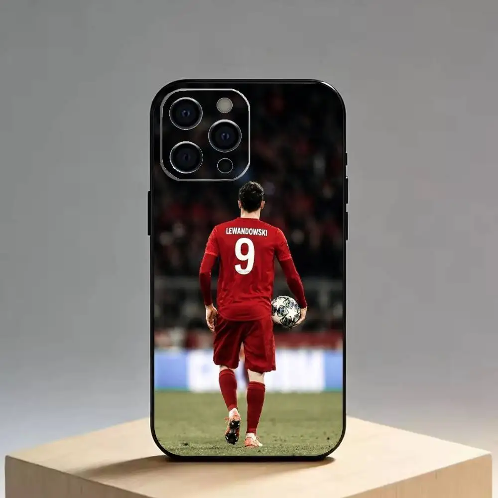 Фото Чехол для телефона R-Robert L-Lewandowski-Football-Sport для iPhone 17, 16, 15, 14, 13, 12, 11 Plus, Pro Max и других моделей, мягкий черный чехол №2