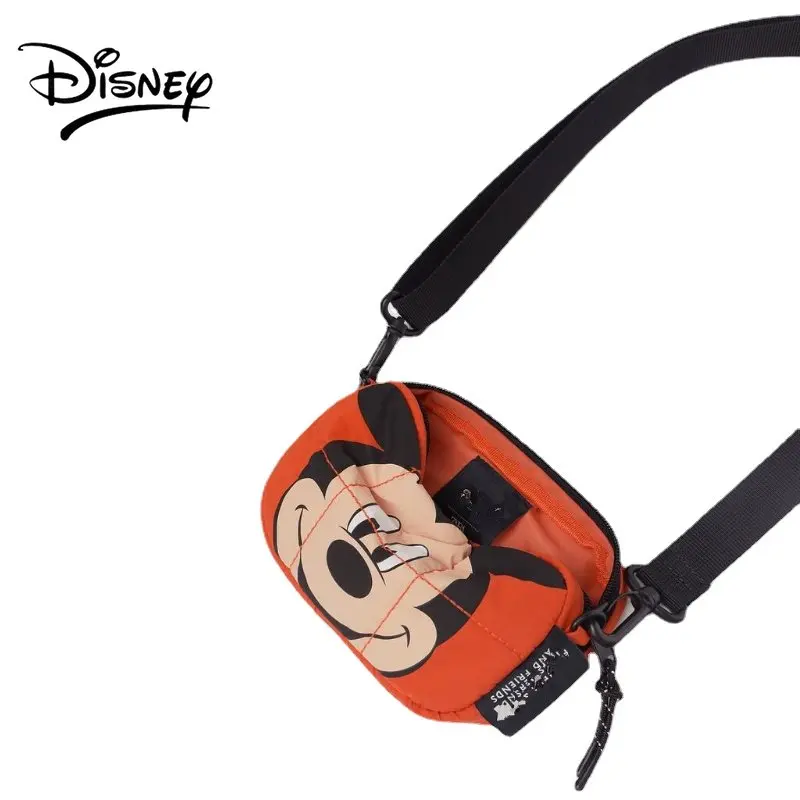 Disney Mickey Mouse Crossbody Bag Lightweight Two Colors for Girls Cartoon Cute Single Room Shoulder Bag Lightweight