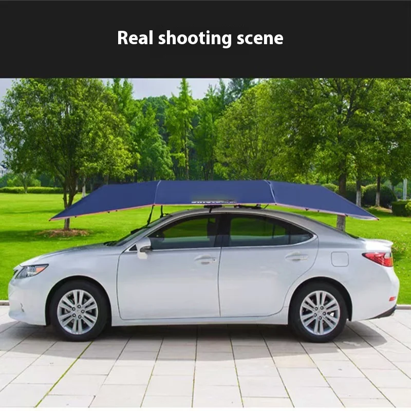 Автомобильный Зонт полуавтоматический тент палатка Автоматическая умная