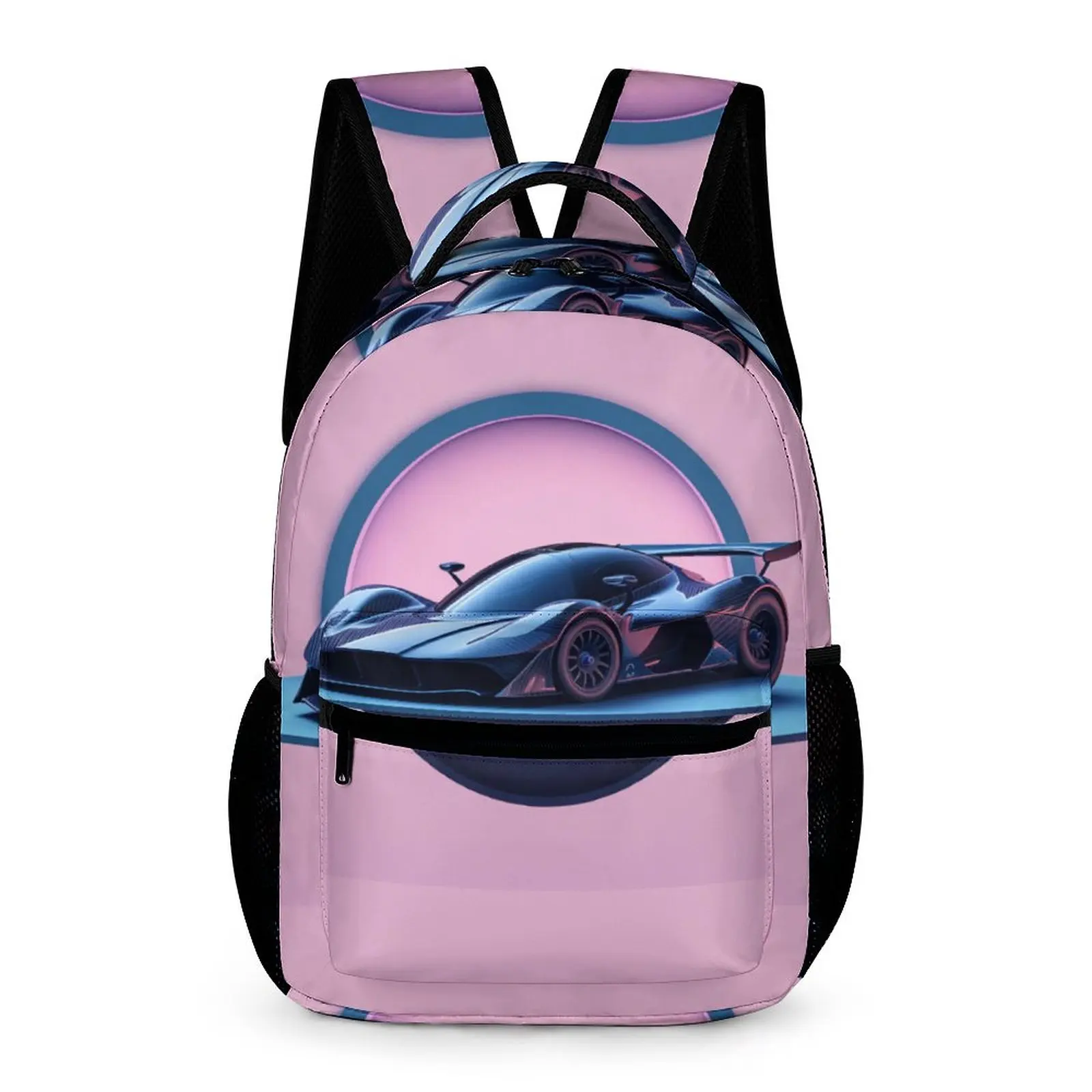 

Ослепительный рюкзак для спортивных машинок, минималистичные простые круглые дорожные рюкзаки, женские милые школьные сумки, дизайнерский Большой рюкзак