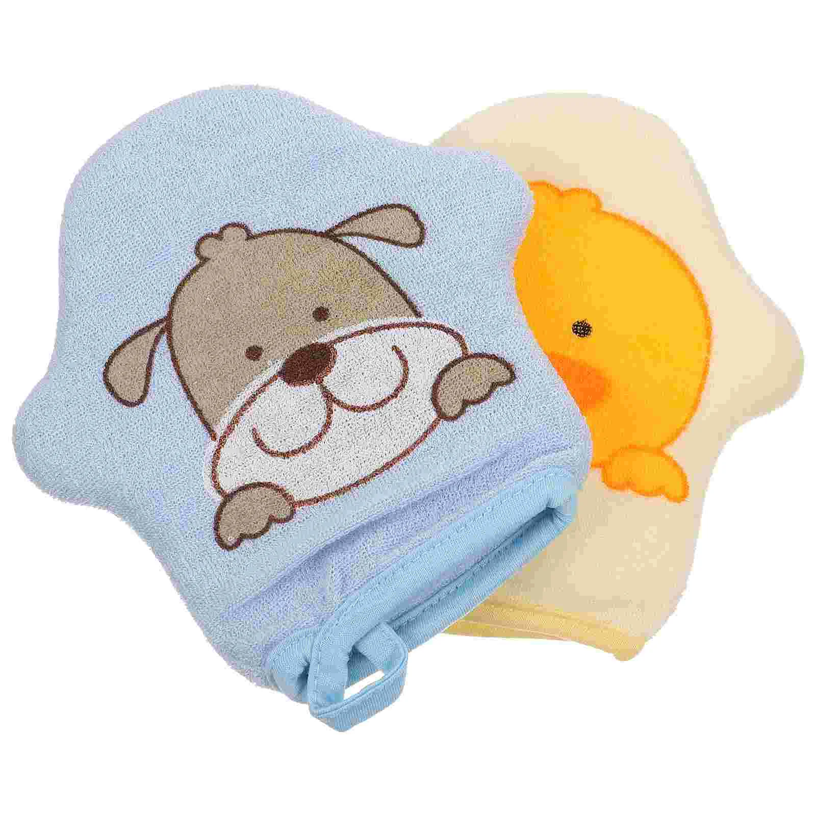 

Bath Cotton Baby Scrubber Bathing Shower Towel Back Rubbing Creative Scrubbing Glove Supplies Mitt Dove skin care products