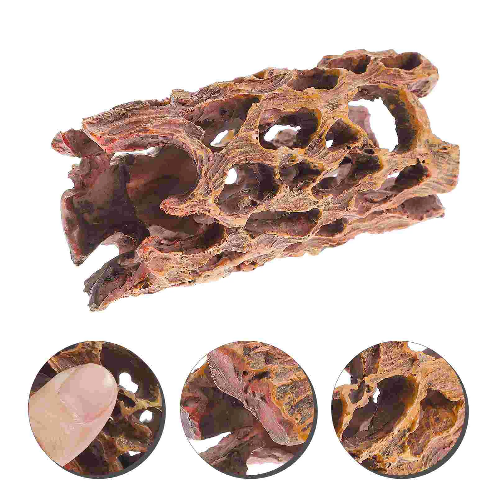 

Fish Tank Wood Craft Fish Shrimp Hiding Hole Aquarium Landscaping Ornament Tank Decor Tree Root Nest