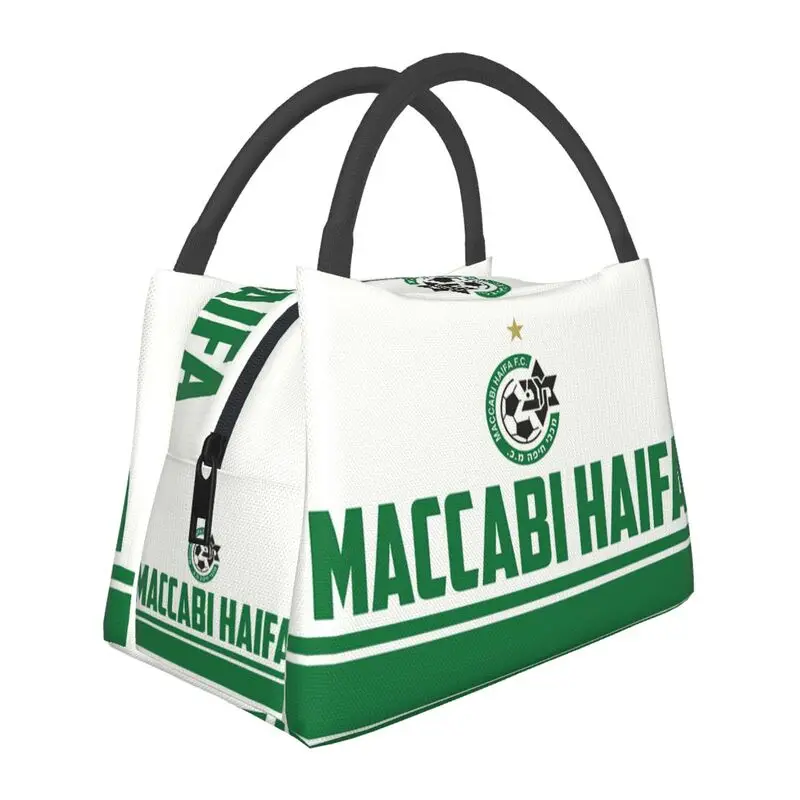 

Israel Football Club Maccabi Haifa FC Thermal Insulated Lunch Bag Women In My Life Is Haifa Lunch Container for Storage Food Box