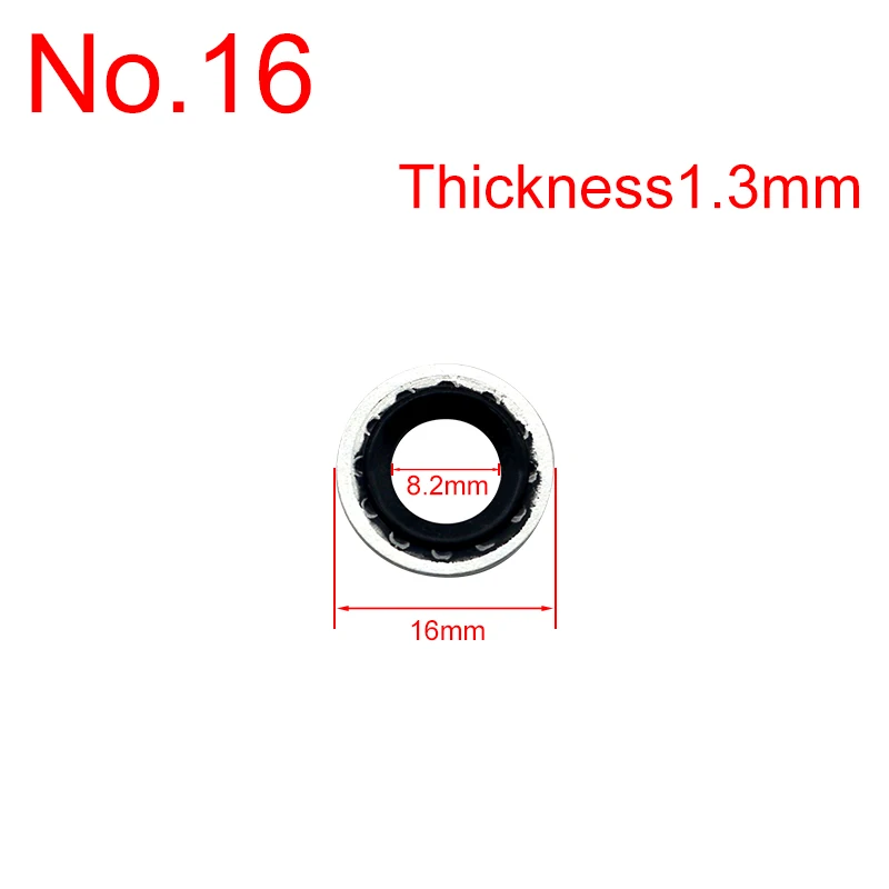 

Уплотнительная прокладка для автомобильной системы кондиционирования, расширительный клапан компрессора, Трубная головка, уплотнительное кольцо, запасные части, 60 шт./комплект