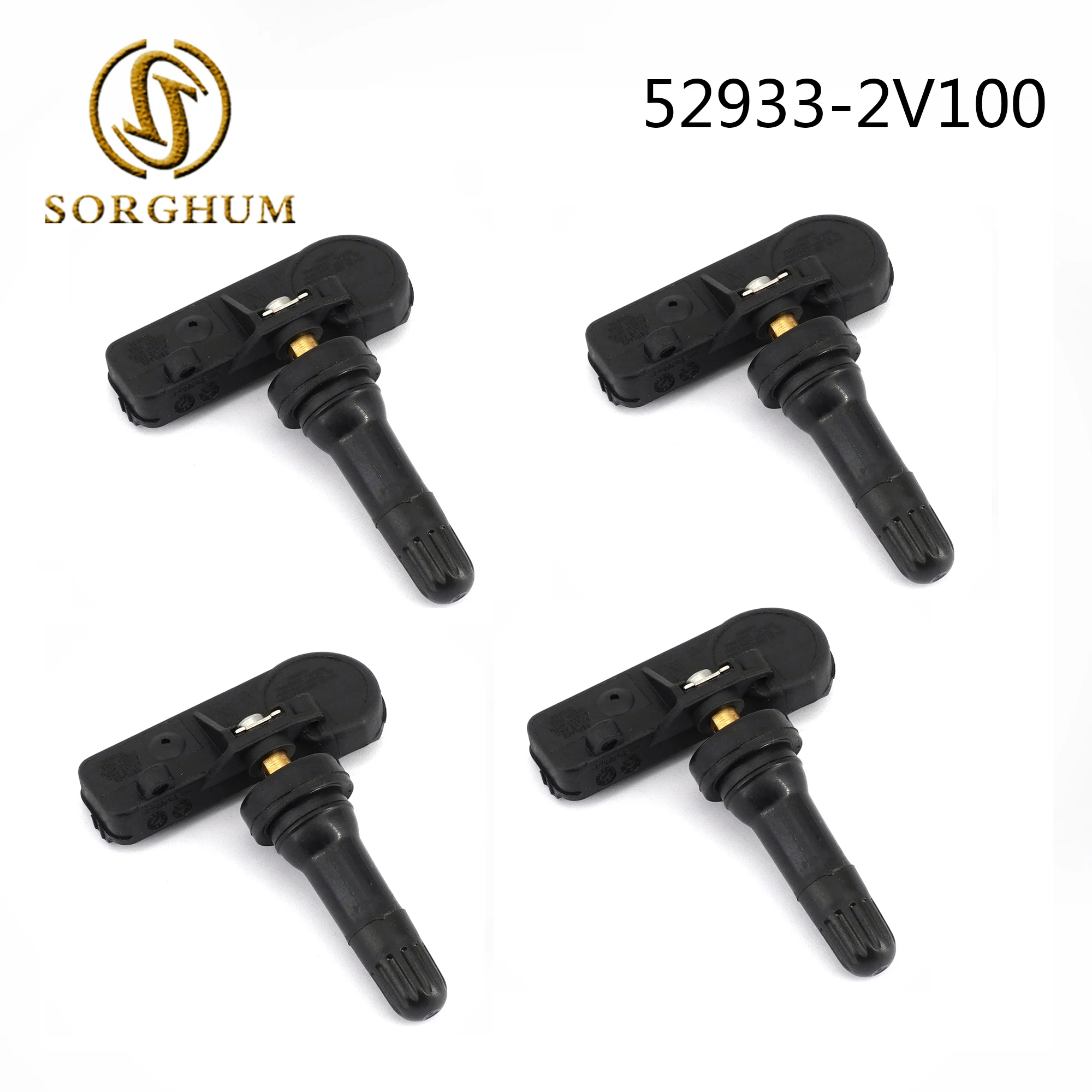 Новинка 4 шт. датчик давления в шинах TPMS SORGHUM для Hyundai i10 Veloster Kia Picanto Soul 52933-2V100 529332V100 52933 2V100 433 МГц
