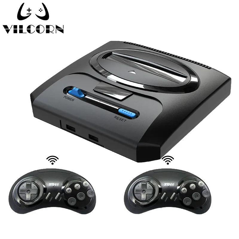 

MD SEGA 16-bit Sega Retro wireless Red and white machine home console