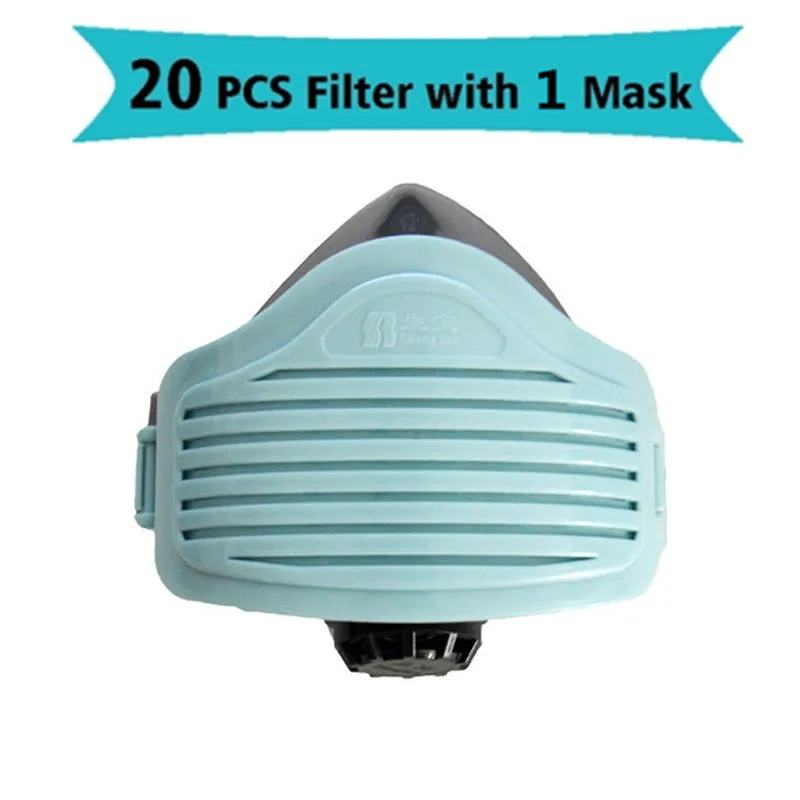 

Дышащий респиратор, силиконовая Пылезащитная маска, Дышащий моющийся респиратор для угольной мойки