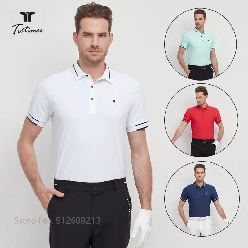 

Футболка мужская быстросохнущая однотонная, с коротким рукавом, для гольфа