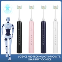 new smart 3d sonic electric toothbrush all round wrap around clean rechargeable teeth whitening toothbrush electric dental brush