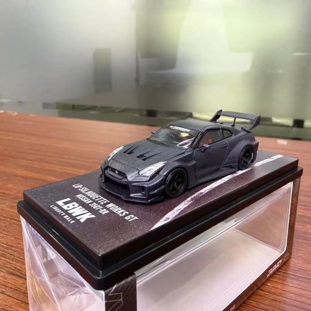 Модели INNO64 1:64 NISSAN GT-R (R35)LBWK SUPER SILHOUETTE 35GTRR IN64-LBWKR35-FC модель автомобиля из литого под