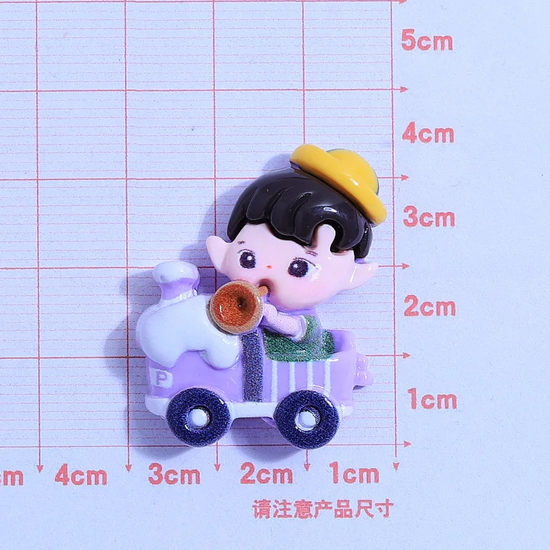 6 шт. милые Мультяшные дорожные аксессуары из смолы для мальчиков и девочек с